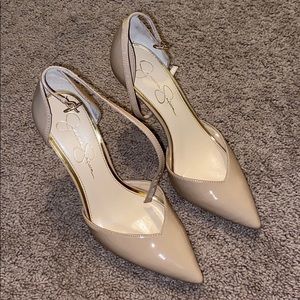 Jessica Simpson Cirrus Nude Patent heels